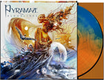 the album cover for Pyramaze - Bloodlines - Orange/Blue Marbled (Blue) [Colored Vinyl]