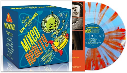 Gin Blossoms - Mixed Reality - Blue Orange Splatter (Vinyl)