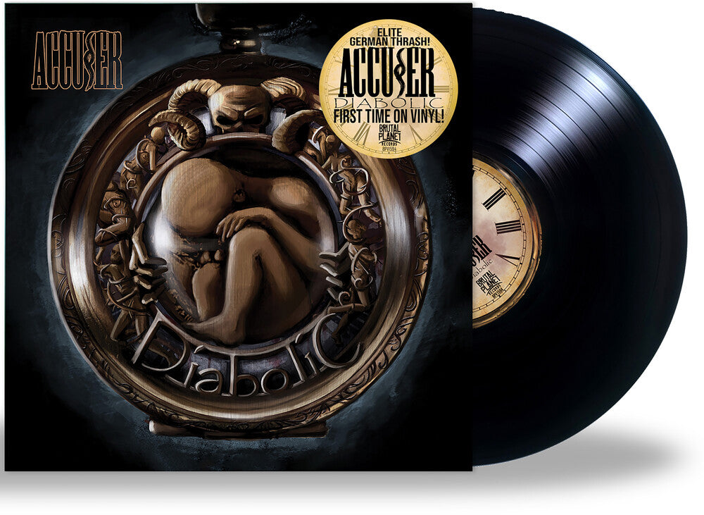 the album cover for Accuser - Diabolic