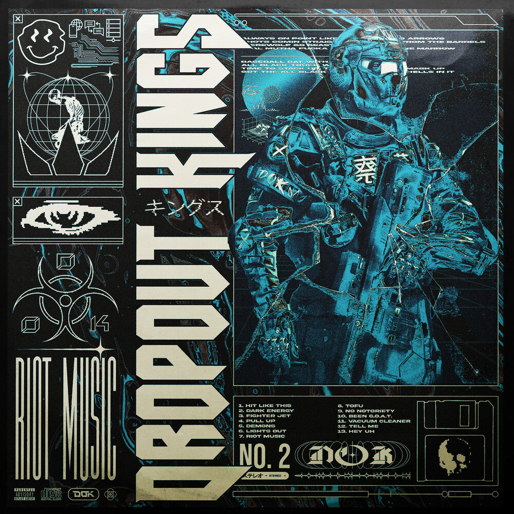 the album cover for Dropout Kings - Riot Music [Indie Exclusive Limited Edition CD]