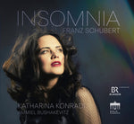 the album cover for Schubert / Gaudet - Insomnia