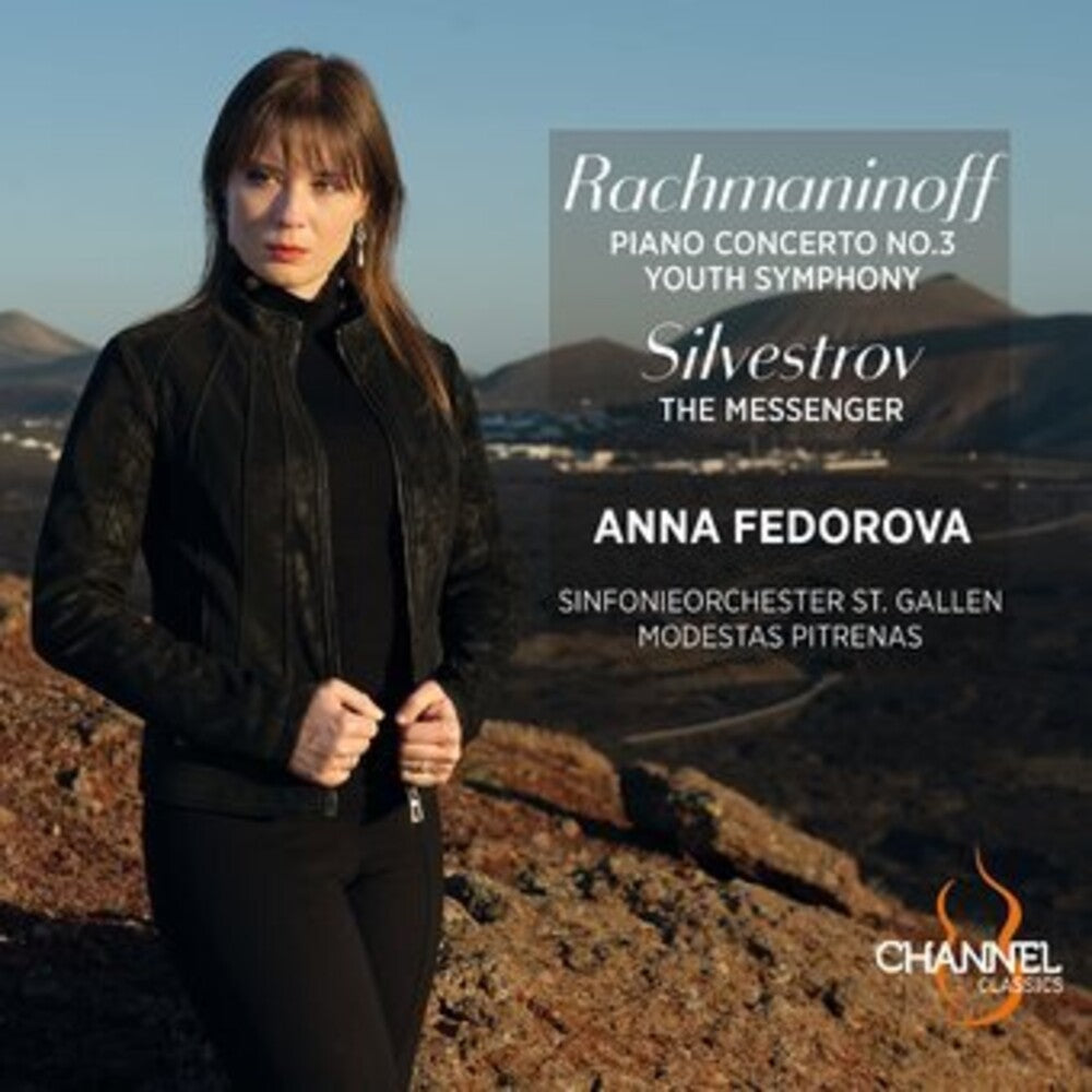 the album cover for Rachmaninoff / Silvestrov / Fedorova - Piano Concerto No. 3 & Youth Symphony; Silvestrov