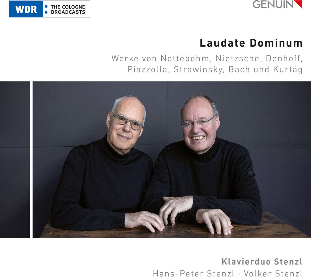 the album cover for Bach / Denhoff / Kurtag - Laudate Dominum