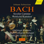 the album cover for Bach / Kantorei / Bach-Collegium Stuttgart - Secular Cantatas - Weltliche Kantaten