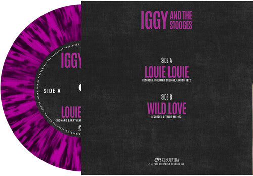 Iggy & The Stooges - Louie Louie - Purple/Black Splatter (Vinyl)