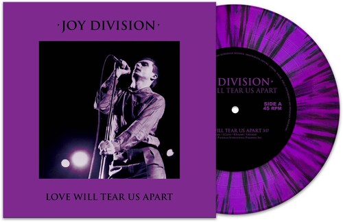 Joy Division - Love Will Tear Us Apart - Purple/black Splatter (Vinyl)