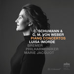 the album cover for Schumann / Weber / Bremer Philharmoniker - Piano Concertos