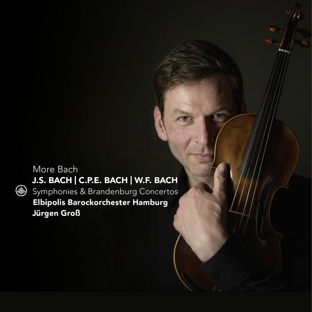 the album cover for C Bach .P.E. / Bach,J.S. - More Bach