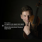 the album cover for C Bach .P.E. / Bach,J.S. - More Bach