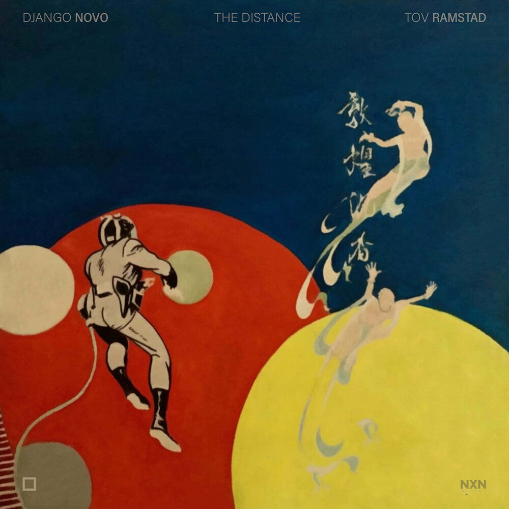 the album cover for Django Novo/ Ramstad,Tov - Distance