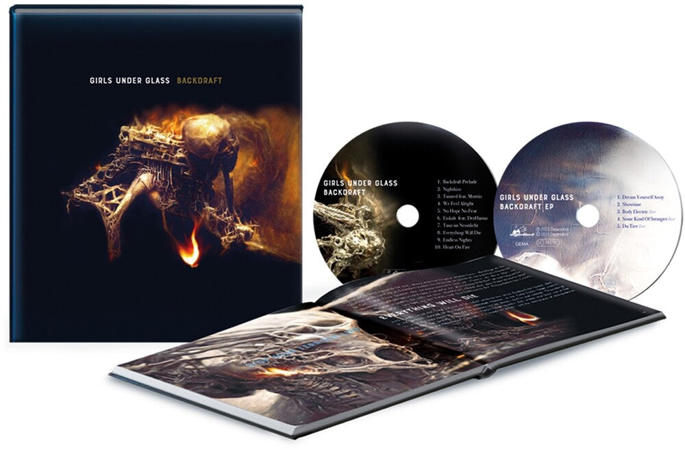 the album cover for Girls Under Glass - Backdraft