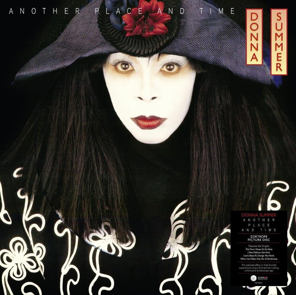 the album cover for Donna Summer - Another Place & Time (Pict) (Uk)