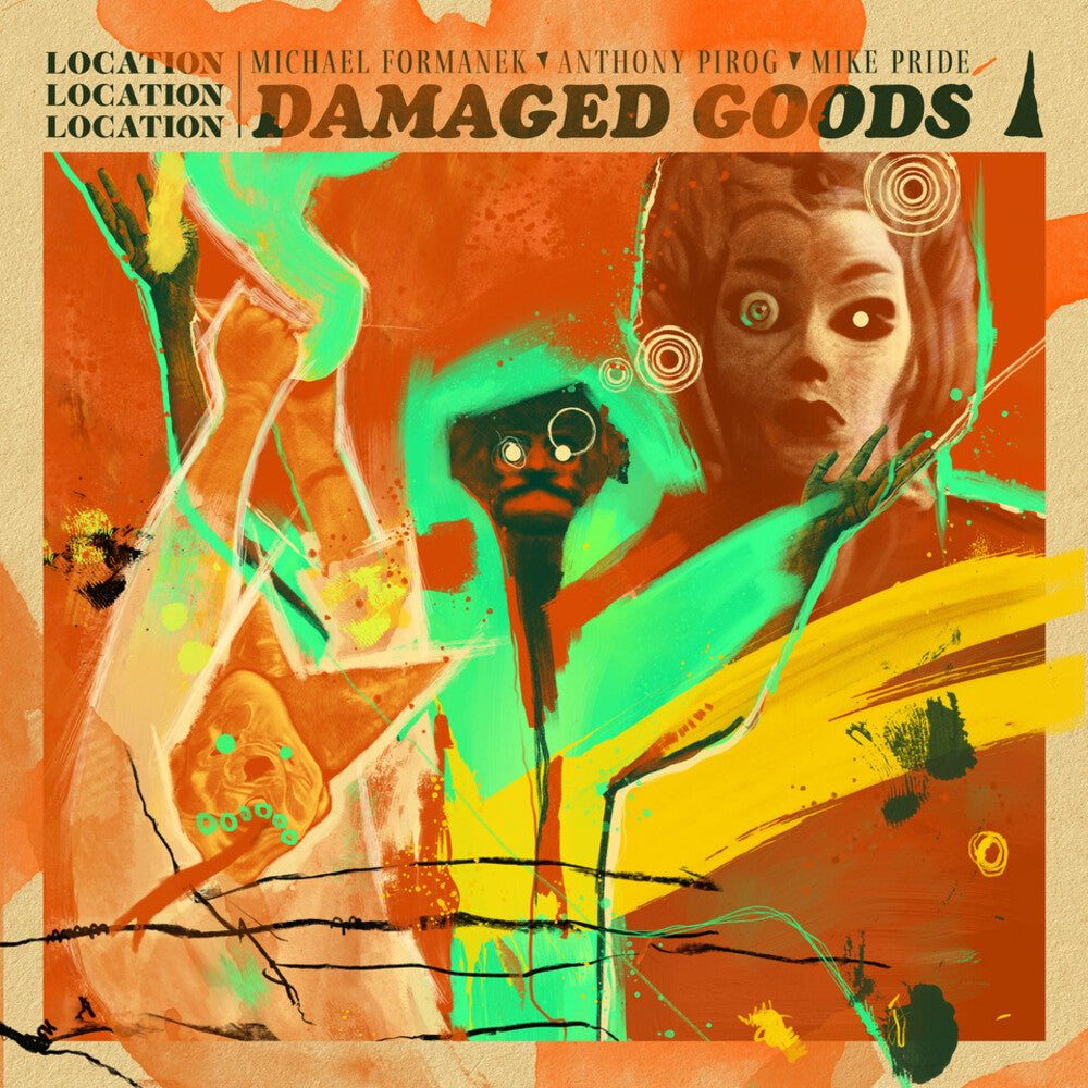 the album cover for Location Location Location - Damaged Goods