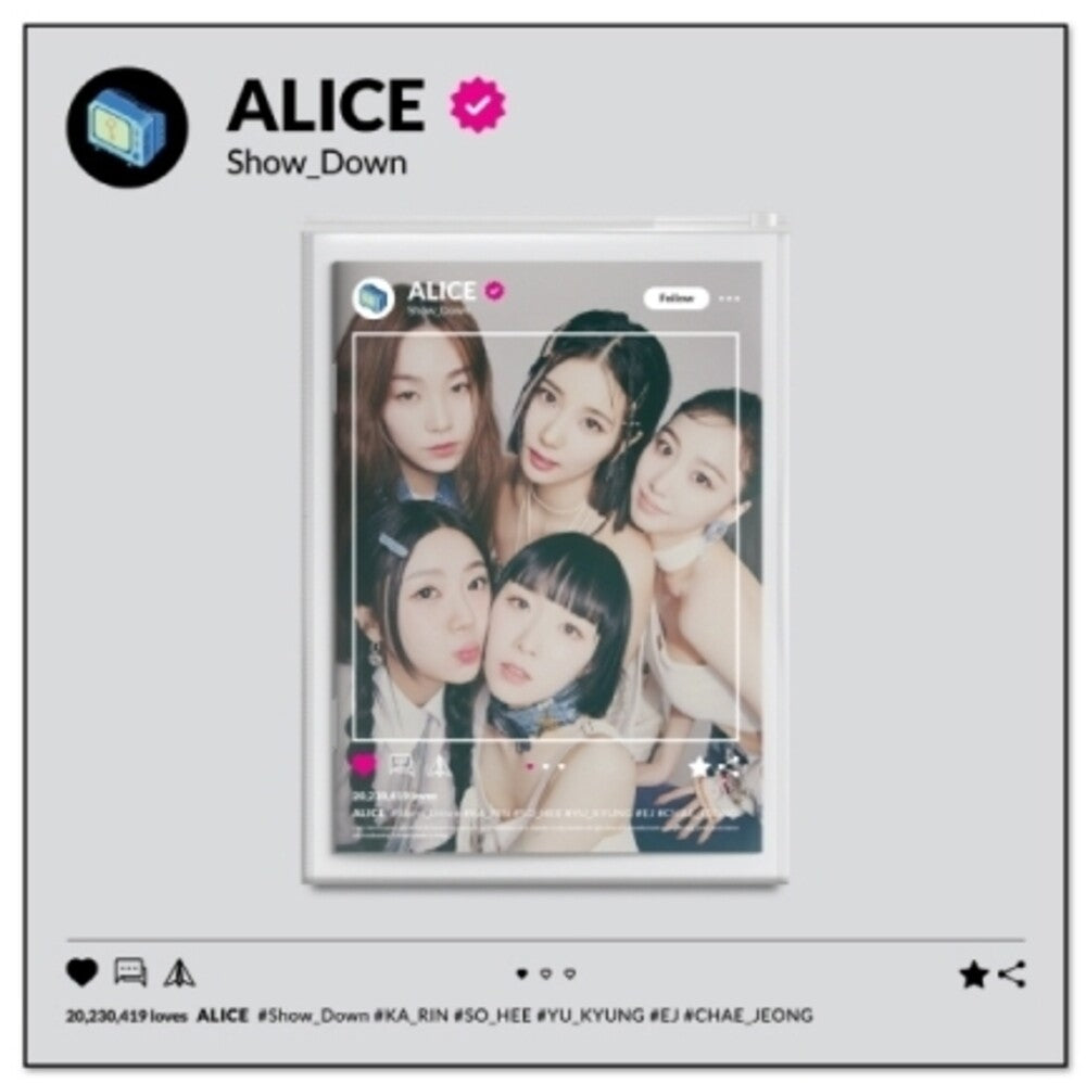 the album cover for Alice - Show Down (Post) (Pcrd) (Phob) (Phot) (Asia)