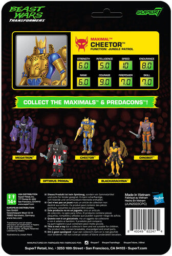Super7 - Transformers - ReAction Wv 7 Beast Wars - Cheetor