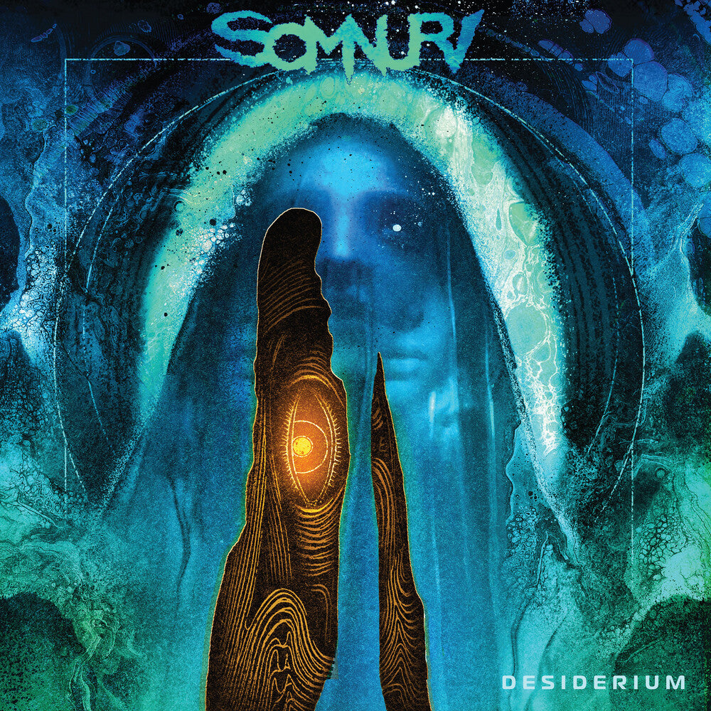 the album cover for Somnuri - Desiderium - Seaglass Blue (Blue) [Colored Vinyl]