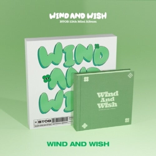 Btob - Viento y Deseo - Portada aleatoria - Incluye folleto, minipóster, tarjeta con mensaje de la suerte, 2 tarjetas fotográficas, muñeco de pie, paquete de pegatinas + CD con la letra