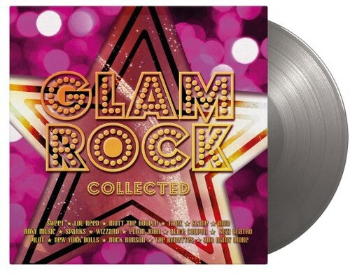 Varios artistas - Glam Rock recopilado / Varios - Vinilo plateado de 180 gramos (edición limitada)