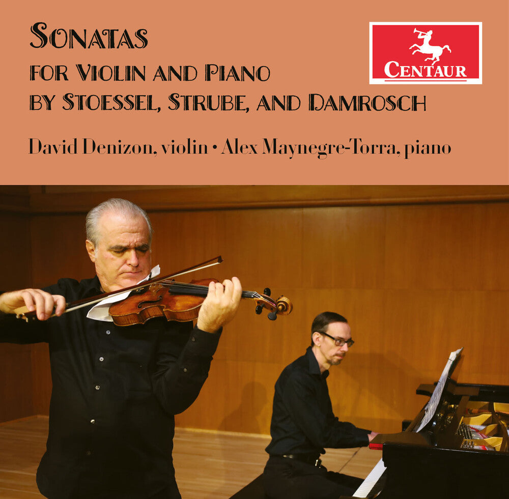 the album cover for Damrosch / Stoessel / Strube - Sonatas For Violin & Piano