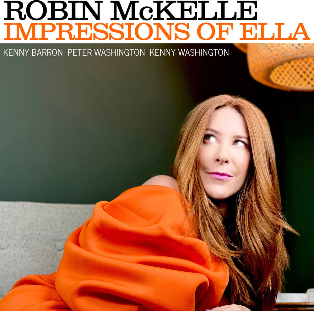 the album cover for Robin Mckelle/ Barron,Kenny - Impressions Of Ella