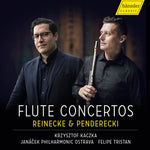the album cover for Penderecki / Reinecke / Kaczka - Flute Concertos