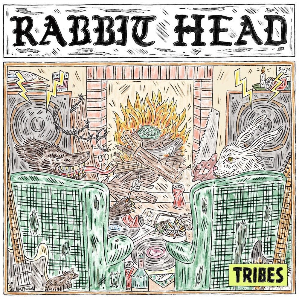the album cover for Tribes - Rabbit Head - Coloured [Colored Vinyl]