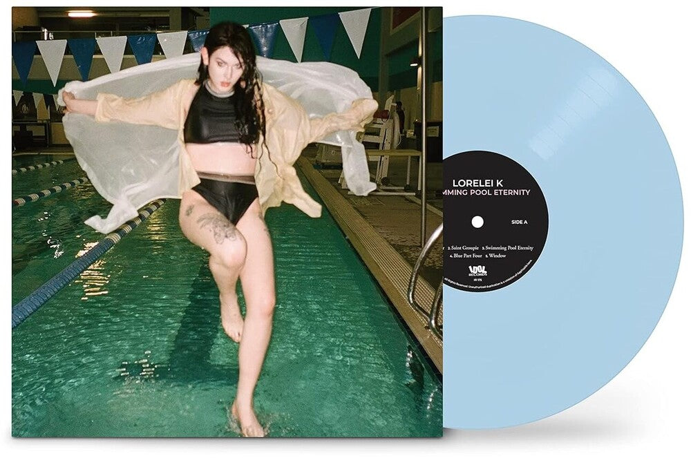 the album cover for Lorelei K - Swimming Pool Eternity (Blue) [Colored Vinyl] [Limited Edition]