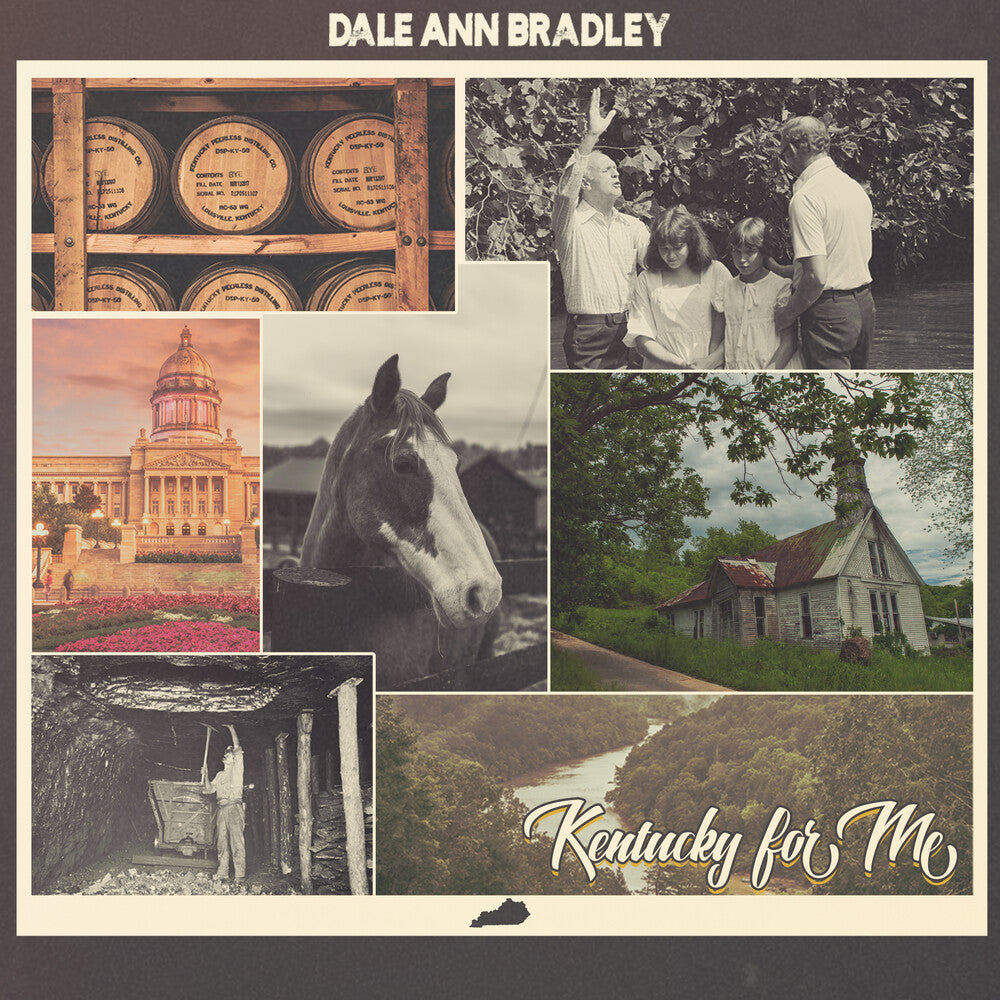 the album cover for Dale BradleyAnn - Kentucky For Me