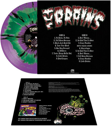 The Brains - Sin cerebro no hay dolor - Salpicaduras de neblina verde/morada (Vinilo)