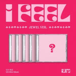 the album cover for i-dle - I Feel - Jewel Case Version -Random Cover [With Booklet]