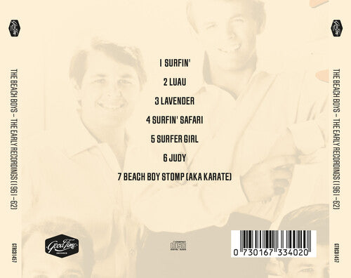 Los Beach Boys - Grabaciones tempranas (1961-62) (CD)