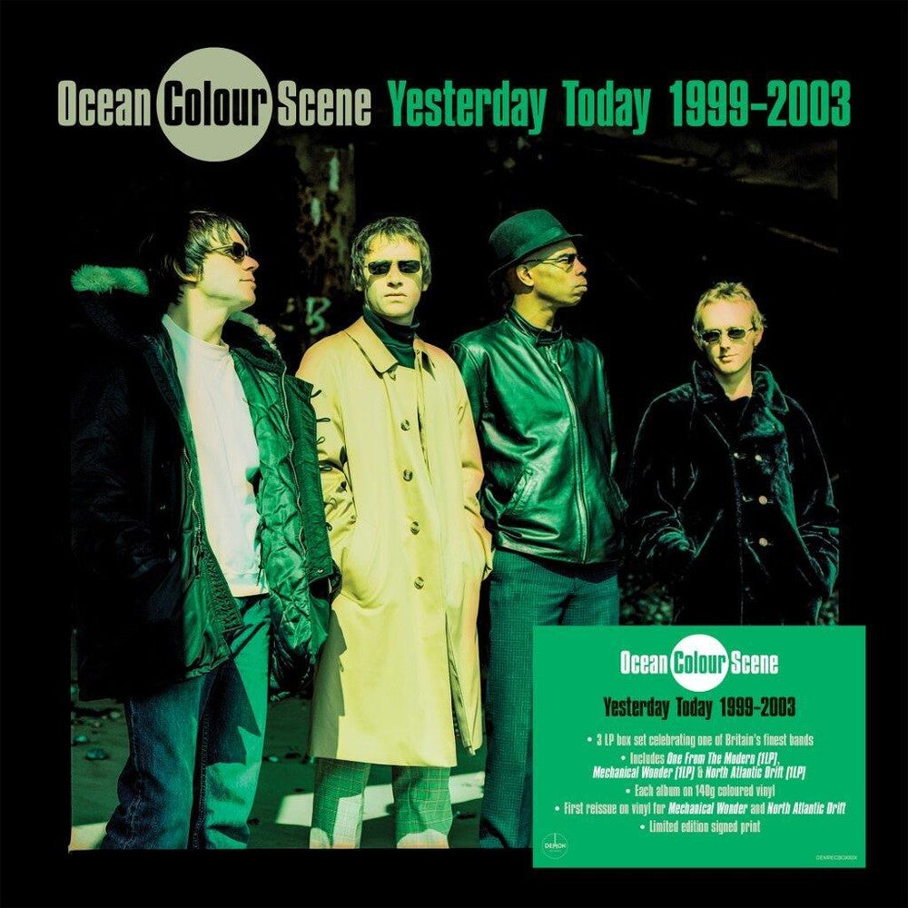 the album cover for Ocean Colour Scene - Yesterday Today 1999-2003 [Colored Vinyl] [Limited Edition] (Ofgv) (Uk)