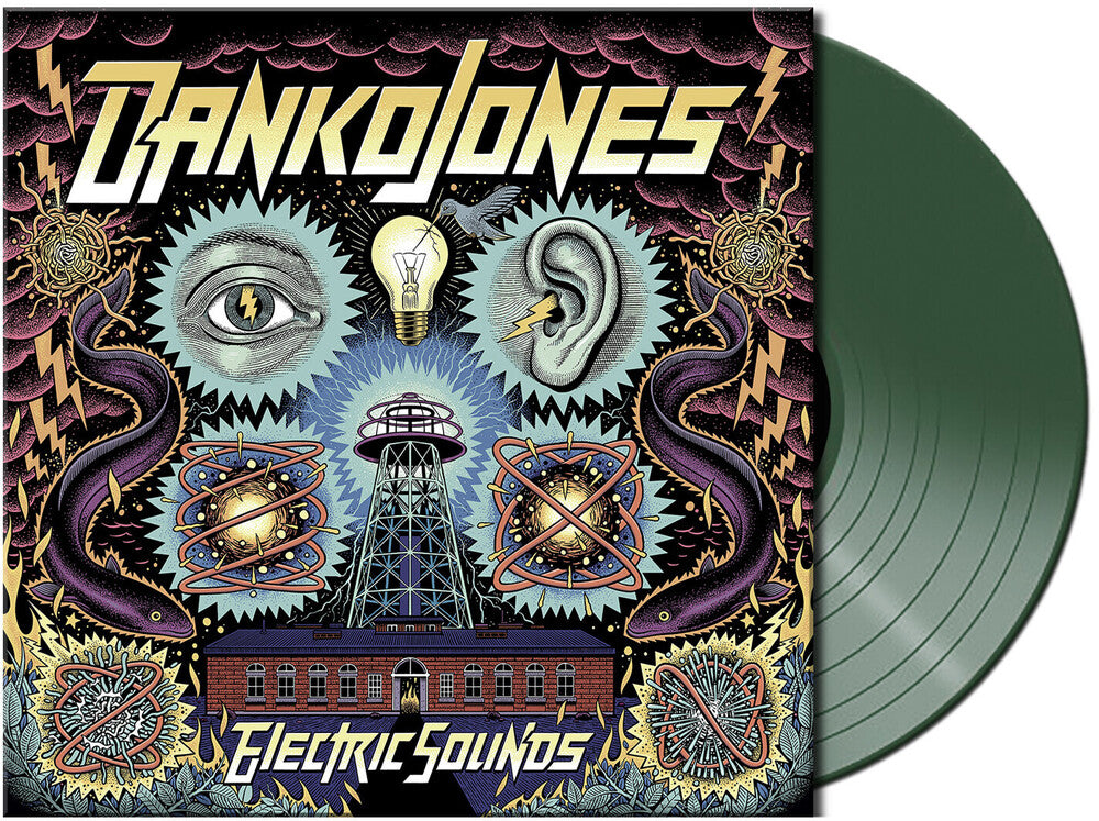 the album cover for Danko Jones - Electric Sounds [Limited Edition Dark Green LP]