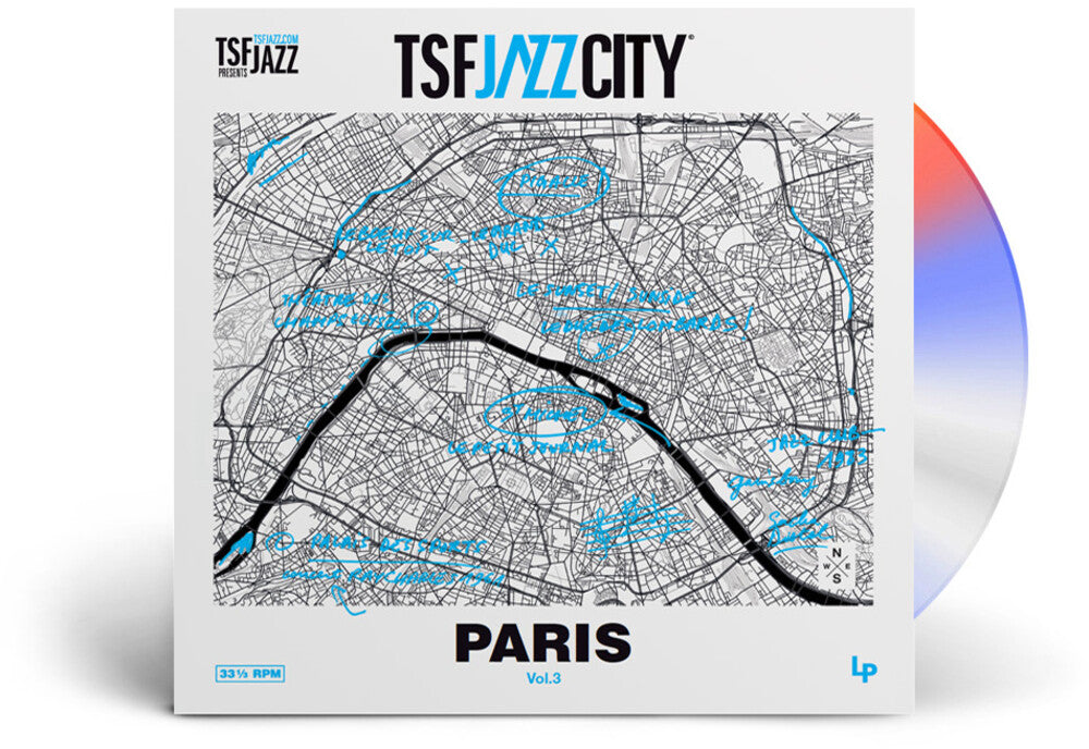 the album cover for Tsf Jazz City: Paris / Various - Tsf Jazz City: Paris / Various [Digipak] (Fra)