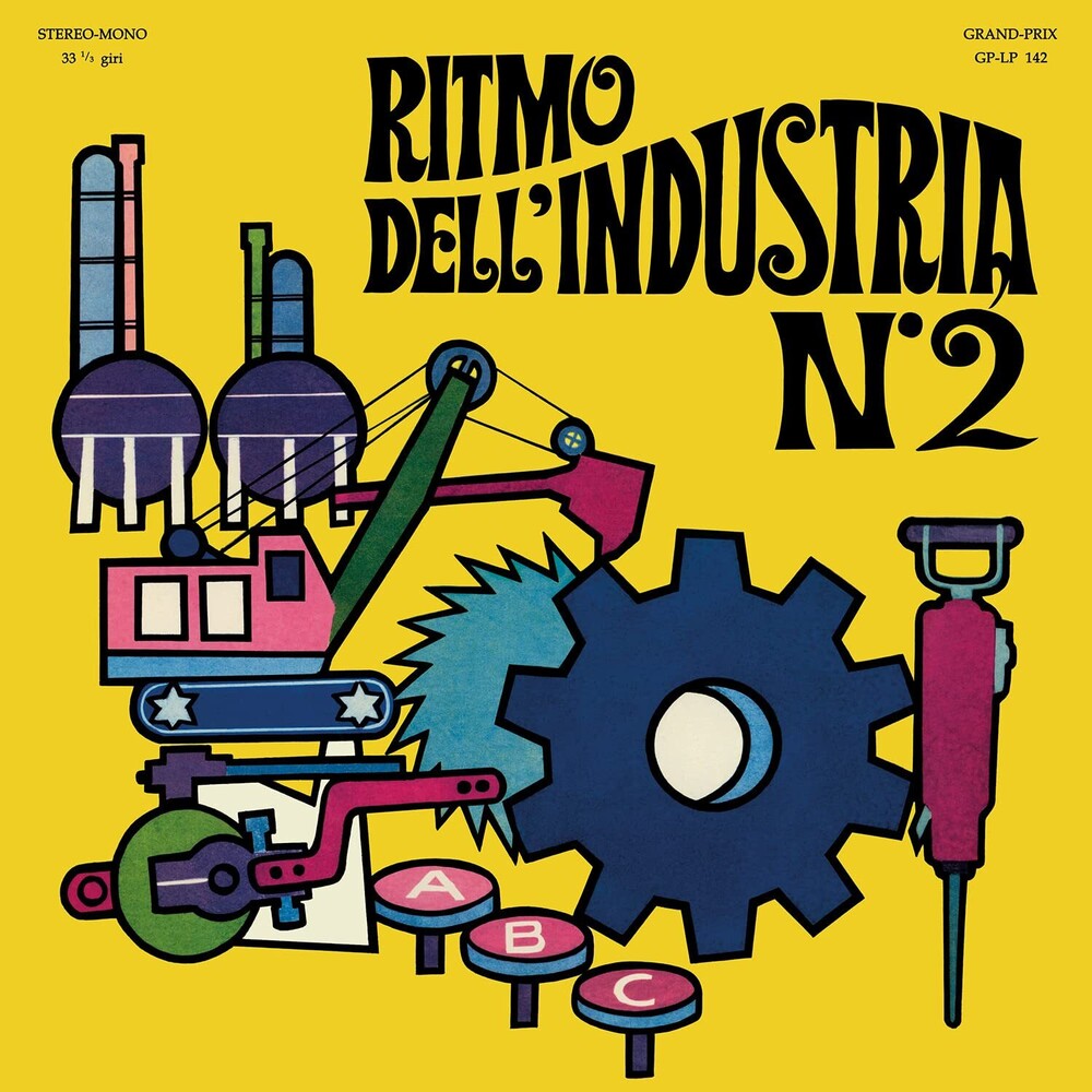 the album cover for Alessandro Alessandroni(Colv) (Ltd) (Ogv) (Ylw) - Ritmo Dell'industria N. 2 [Colored Vinyl] [Limited Edition] [180 Gram] (Ylw)