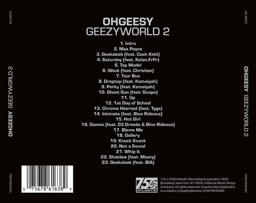 Ohgeesy - Geezyyworld 2 (CD)