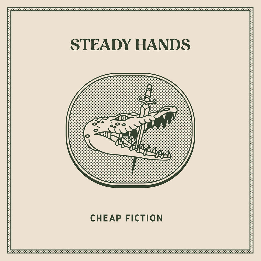 the album cover for Steady Hands - Cheap Fiction - Electric Blue (Blue) [Colored Vinyl]