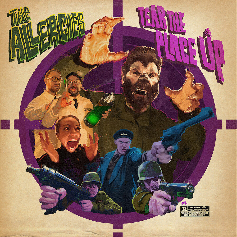 the album cover for The Allergies - Tear The Place Up