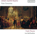 the album cover for Quantz / Theuns / Les Buffardins - Flute Concertos
