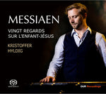 the album cover for Messiaen / Hyldig - Vingt Regards Sur L Enfant-Jesus