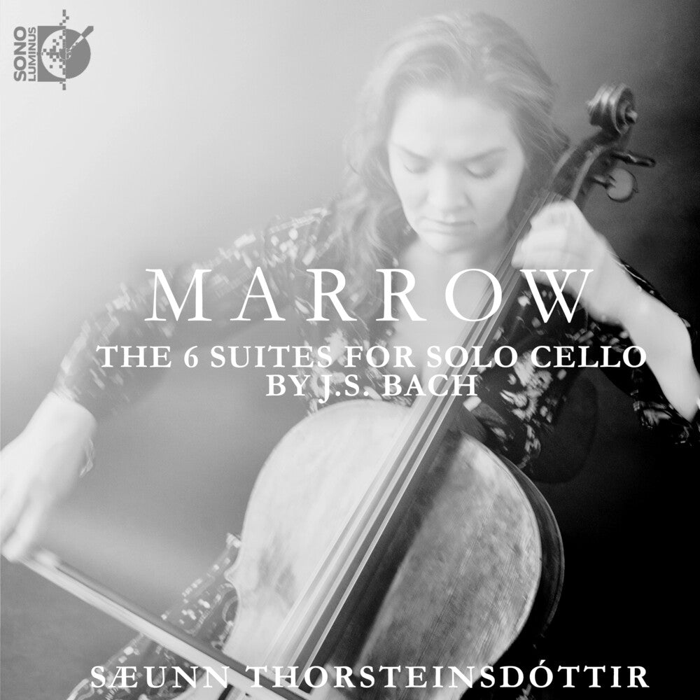 the album cover for J Bach .S. / Thorsteinsdottir - 6 Suites For Cello By J.S. Bach