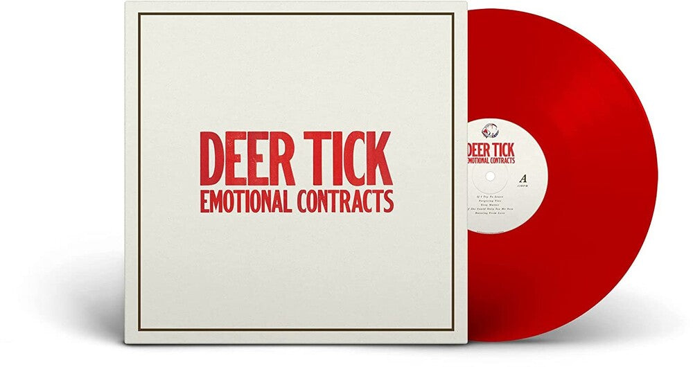 the album cover for Deer Tick - Emotional Contracts [Opaque Red LP]