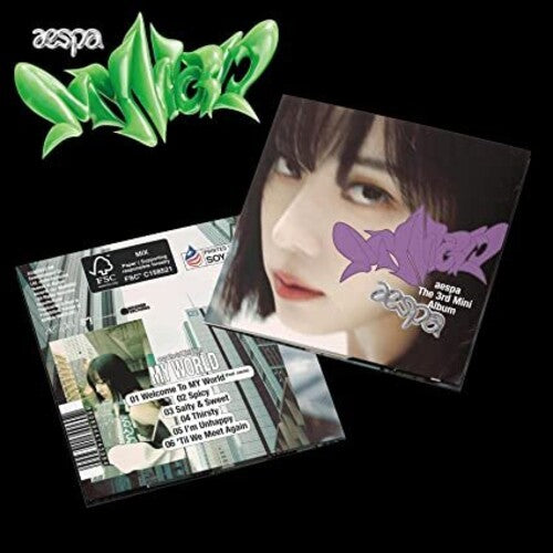 Aespa - MI MUNDO - El 3er Mini Álbum - Versión PÓSTER [Portada INVERNAL] (CD)