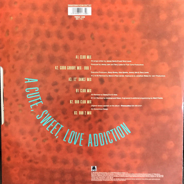 Johnny Gill : A Cute, Sweet, Love Addiction (12")