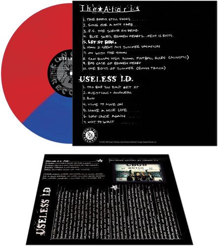 Ataris & Useless Id - Let It Burn - Red/blue Split (Vinyl)