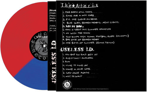 Ataris & Useless Id - Let It Burn - Red/blue Split (Vinyl)