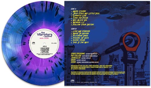 The Vibrators - Mars Casino - Purple/blue Haze Splatter (Vinyl)