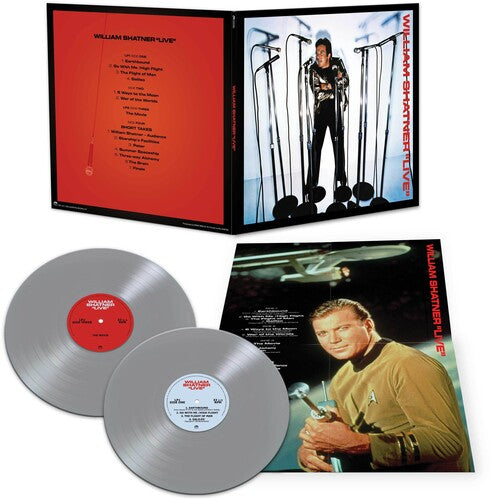 William Shatner - Live - Silver (Vinyl)