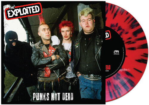 The Exploited - Punk's Not Dead - Red/black Splatter (Vinyl)