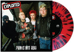 The Exploited - Punk's Not Dead - Red/black Splatter (Vinyl)